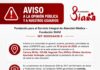 AVISO A LA OPINIÓN PÚBLICA Y A NUESTROS USUARIOS