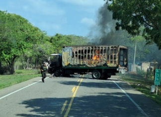 ¡Paro armado en Santa Marta! Comercios cerrados, buses fuera de las calles y vehículos quemados Paro armado en Santa Marta
